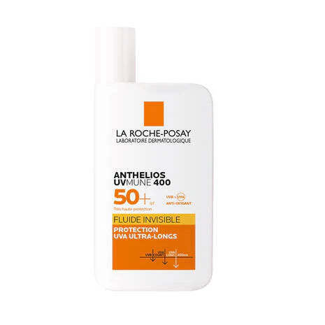 LA ROCHE-POSAY ANTHELIOS UVMUNE 400 CRÈME SOLAIRE FLUIDE INVISIBLE SANS PARFUM